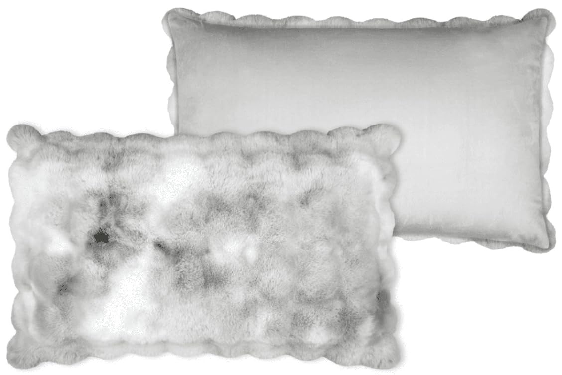 Coussin Nebraska Perle Stof 50x80 cm grand format rectangulaire canapé