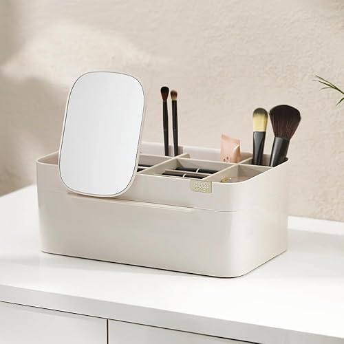 Miniatura 2 de Joseph Joseph 75005 Viva - Organizador de maquillaje con cajón, grande con espejo, concha, crema