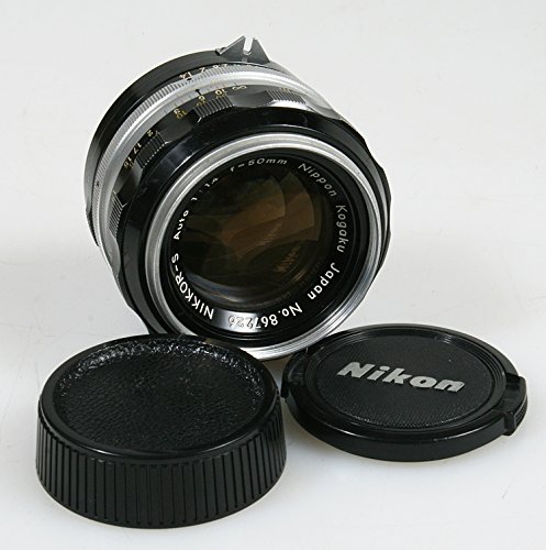 NIKON NIKKOR-S AUTO 50MM F 1.4 LENS NON AI W/FRONT&REAR CAPS