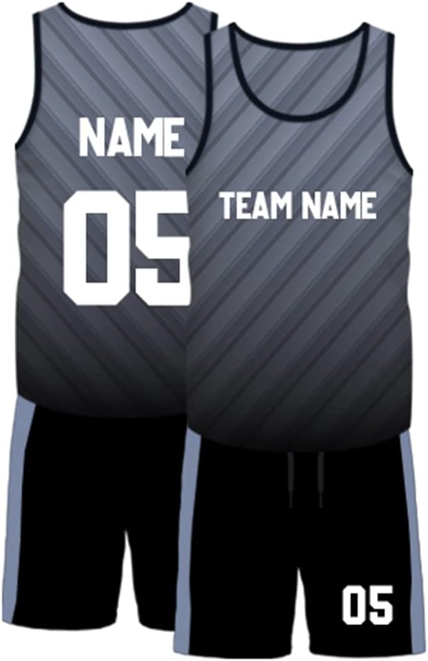 Daily OrdersVolleyball Jersey Set for Men Sports | Sleeveless Jersey Shorts Set for Men Basketball | Sleeveless Jersey and Shorts for Men Football Team vvolleyball Tshirt and Shorts Combo DOdr1008-C901135-C-WH