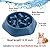 Slow Feeder Dog Bowls Food Stop Bloat Anti Gulping Healthy Eating Interactive Non Slip Dog Slow Feeder Pet Bowl Slow Eating for Small Medium Size Dogs