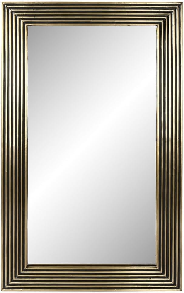 Espejo Laton 70X3X120 Dorado