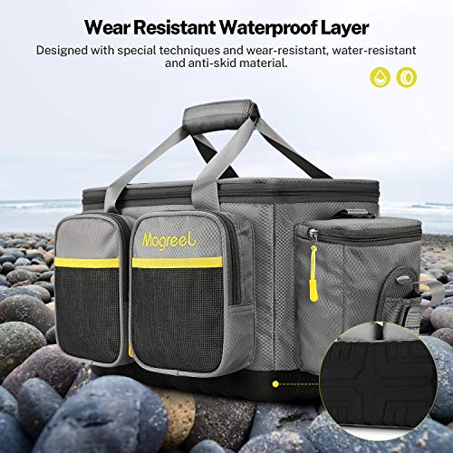 Fishing Tackle Bag, Water-Resistant Polyester Material Fishing Tackle Storage Bag With Padded Shoulder Strap And Non-Slip Base Suitable For 3600 3700 Tackle Box #TOP4