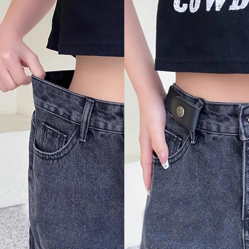No Buckle Elastic Belt Stretchy Waist Belt Canvas Free Adjustable for Jeans Men and Women4