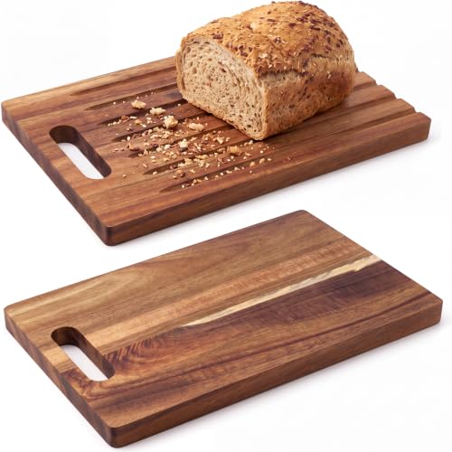 Tabla de cortar rectangular de madera 38.99 x 25.0 cm miniatura 1