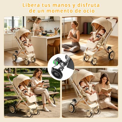 Miniatura 8 de Yeerain Baby Rocker, Balanceo Asistido Del Cochecito, Ayuda Para Dormir Para Bebés, Balancearse Suavemente, Diseño Innovador, Intensidad-Para La Mayoría De Cochecitos
