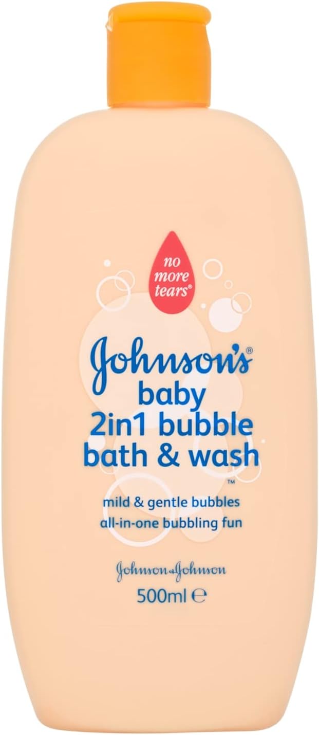 Johnson's Bubble Baby Bath and Wash, 500ml