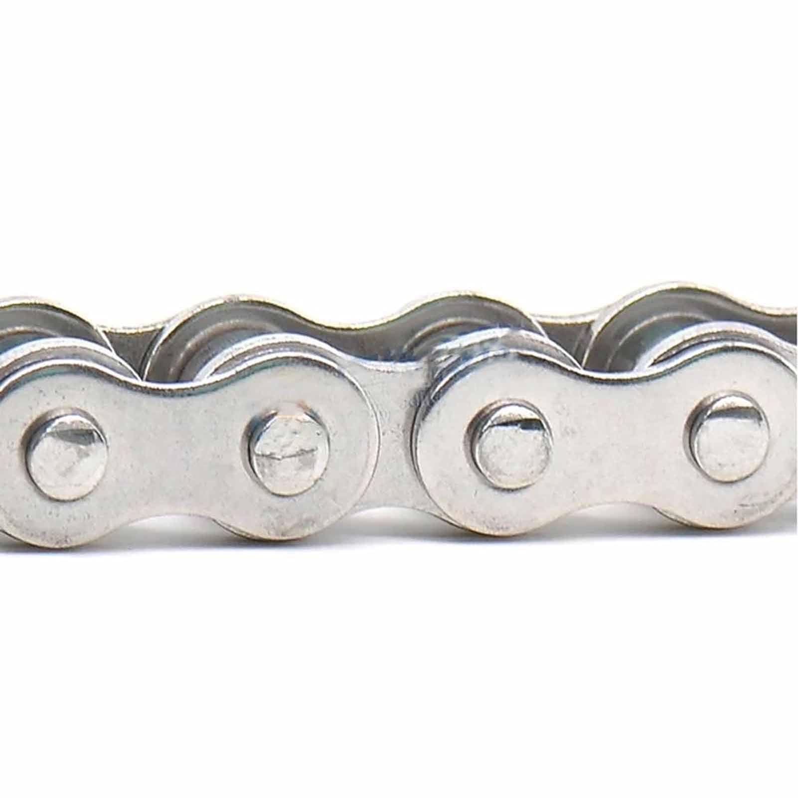 Cadena De Rodillos 1M / 1.5M 08B-1, Cadena De Transmisión Industrial De Acero Inoxidable Con Un Tono De 12.7 Mm, Juntas De Cadena.(1M)