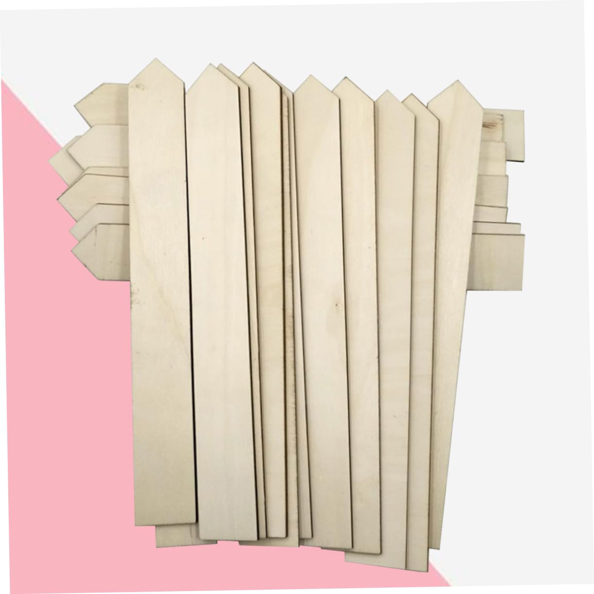 BESPORTBLE 100 Pièces Étiquettes Bois Pour Jardin Longues Étiquettes Rustiques Pour Plantes Piquets Durables Pour Semis Et Jardinières Naturelles Et Pratiques Pour Potagers Et Contenants