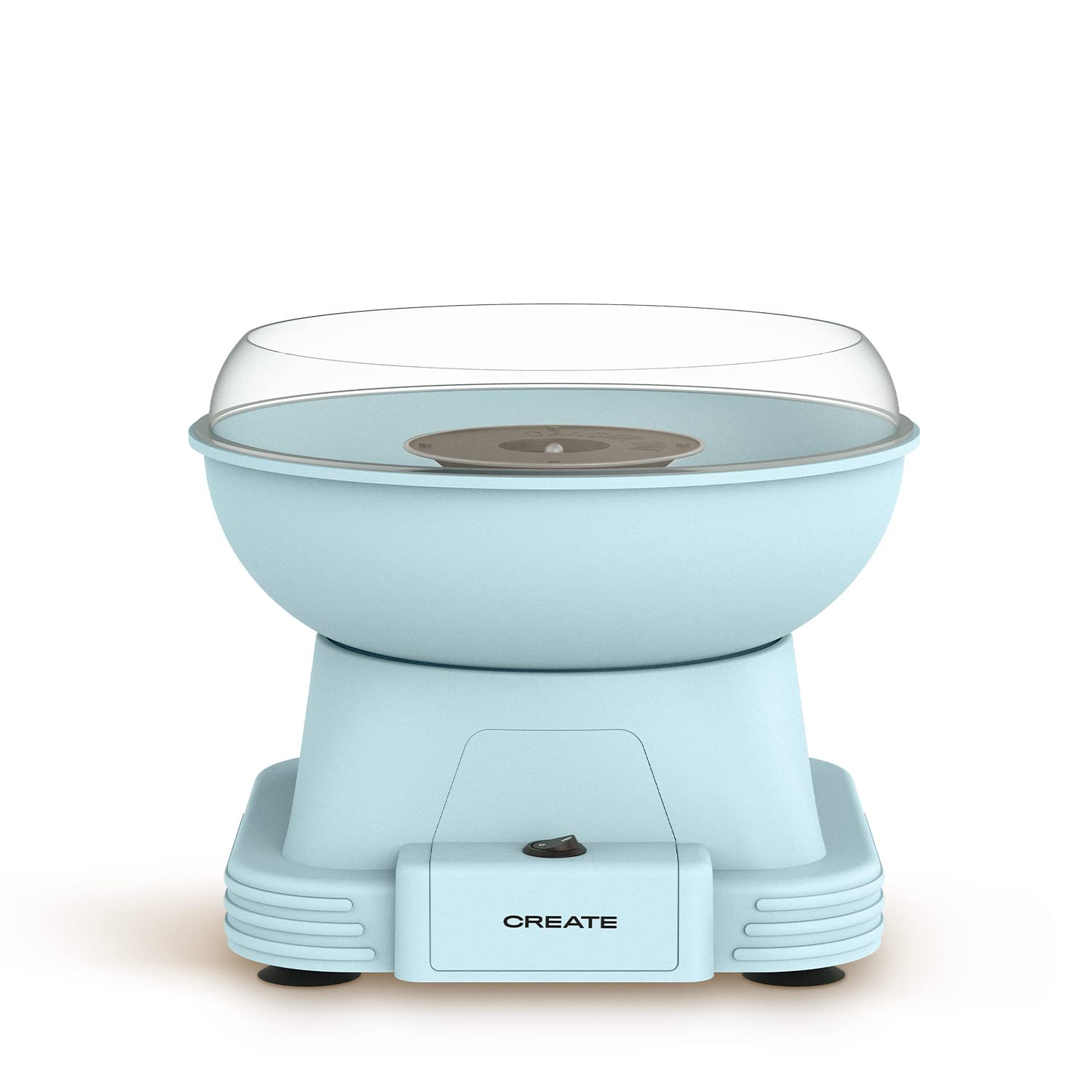 CREATE/COTTON CANDY MAKER/Máquina de algodón de azúcar Azul / 500W. diseño retro. patas antideslizantes. sitema de seguridad anti recalentamiento