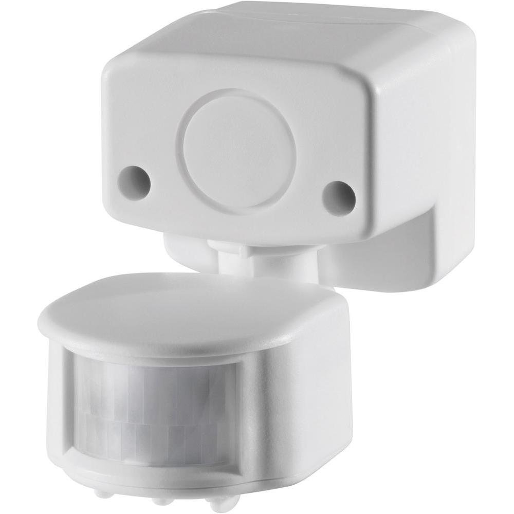 Détecteur de mouvement PIR GEV 120° blanc pour plafond et mur IP44
