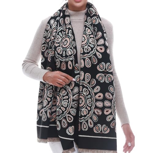 SWAT PANY Scarf for Women Pashmina Blanket Shawls and Wraps Winter Warm Scarves3