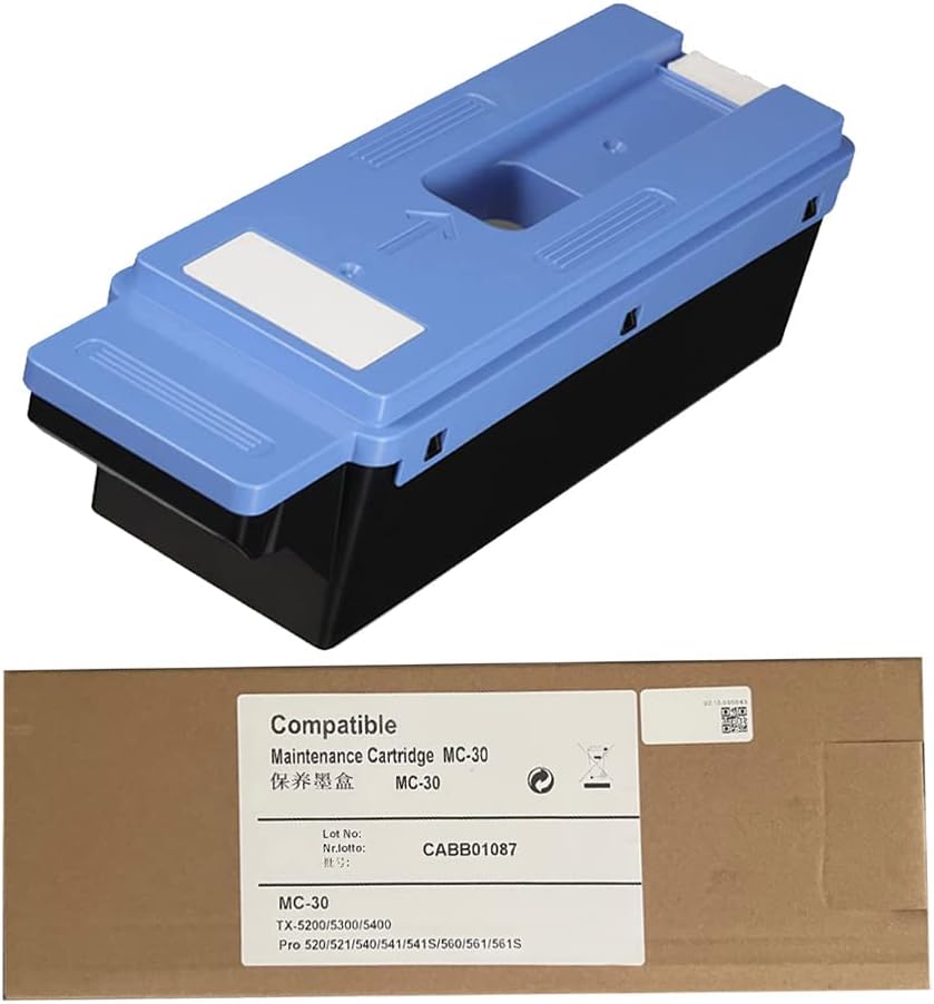 UPink MC30 MC-30 Maintenance Cartridge Compatible for Canon Pro 520 540 540s 560s 560 2000 4000 4000s 6000s GP-2000 4000 PRO-2100 TX-3100 TX-3000 TX-4100 TX-4000 Printer Waste Ink Box