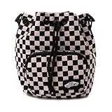 Vans ABD - Bolsa de cubo, diseño de tablero de ajedrez, color negro y blanco,