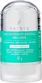 Desodorante Kristall Deo Herbia Stick 60g Natural e Vegano