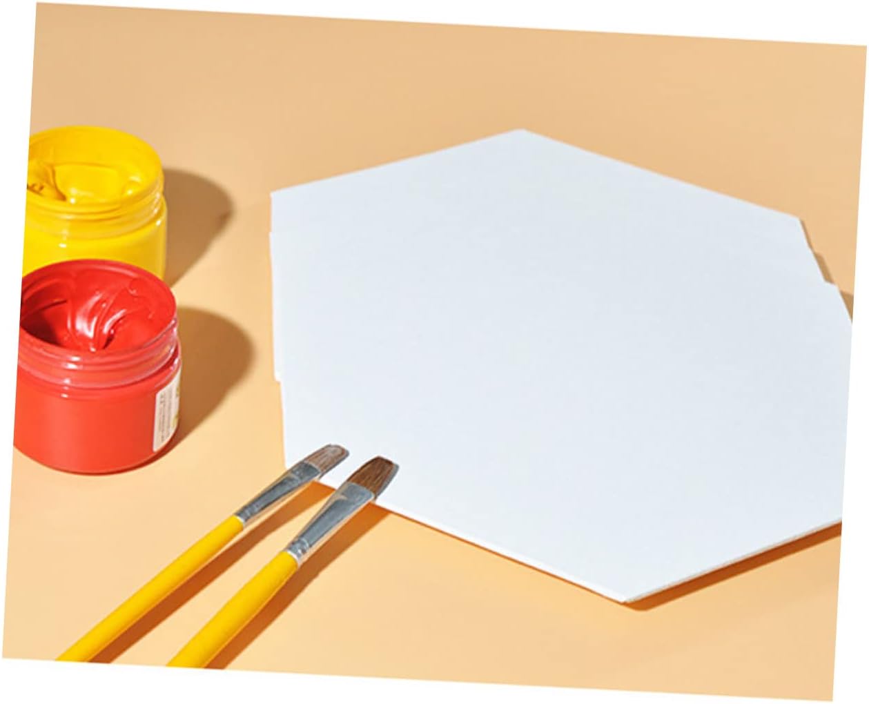 3Pcs Canvas Boards Thicken Cotton Painting Panels for Oil Tempera Side for Students and Hobbyists DIY