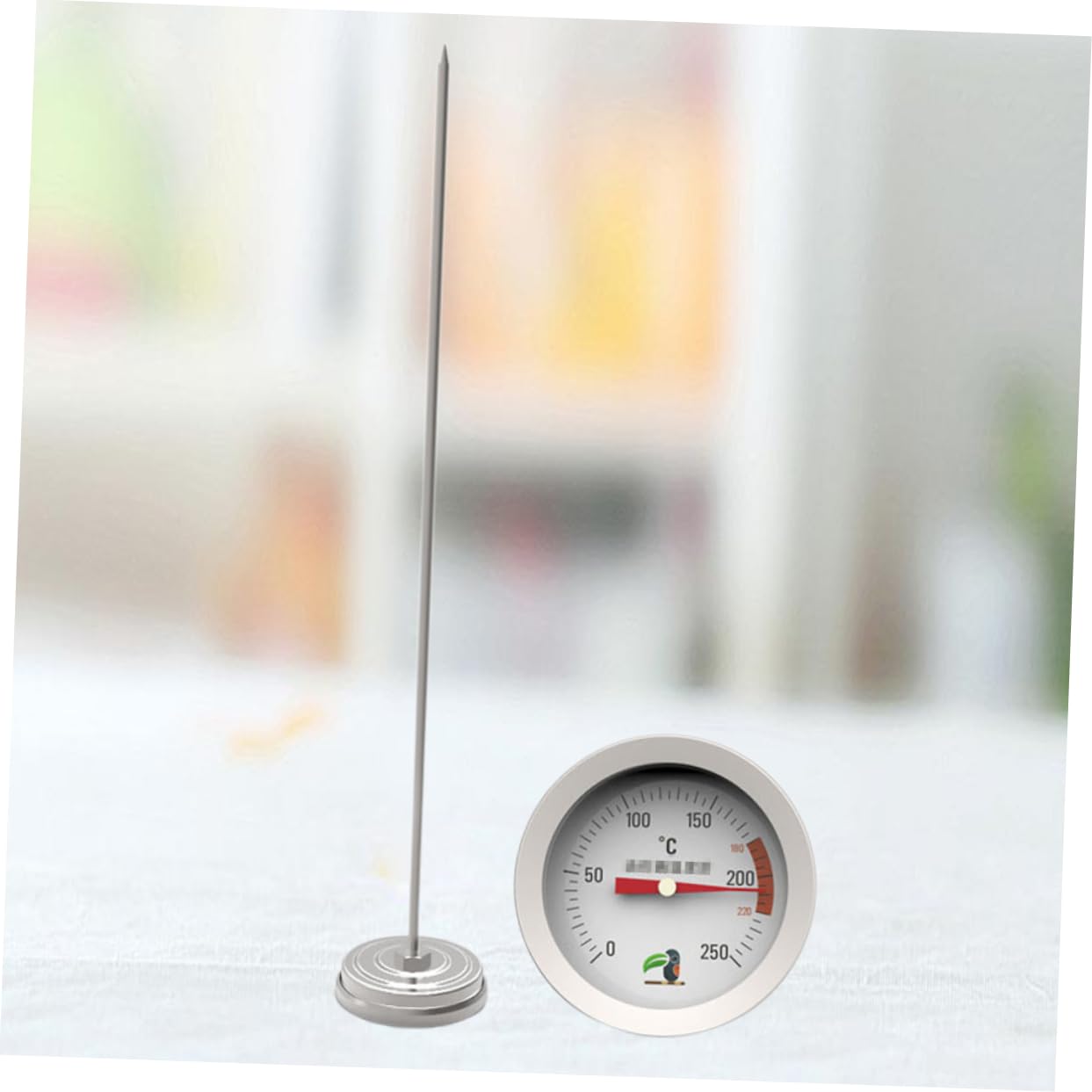 Stainless Steel Candy Thermometer for Sugar Syrup, Oil, Jam