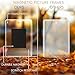 Kurtzy Small Magnetic Picture Frames (20 Pack) - Mini Photo Frames for Personalised Fridge Magnets - For Photos 7 x 4.5cm/2.75 x 1.77 Inches - Photo Magnets for Fridge/Magnetic Frame Blank Inserts