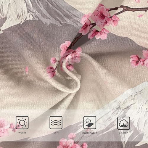 Japanese Pink Cherry Blossom Toddler Girls Underwear, Girl Underwear, 2T–8 Years3