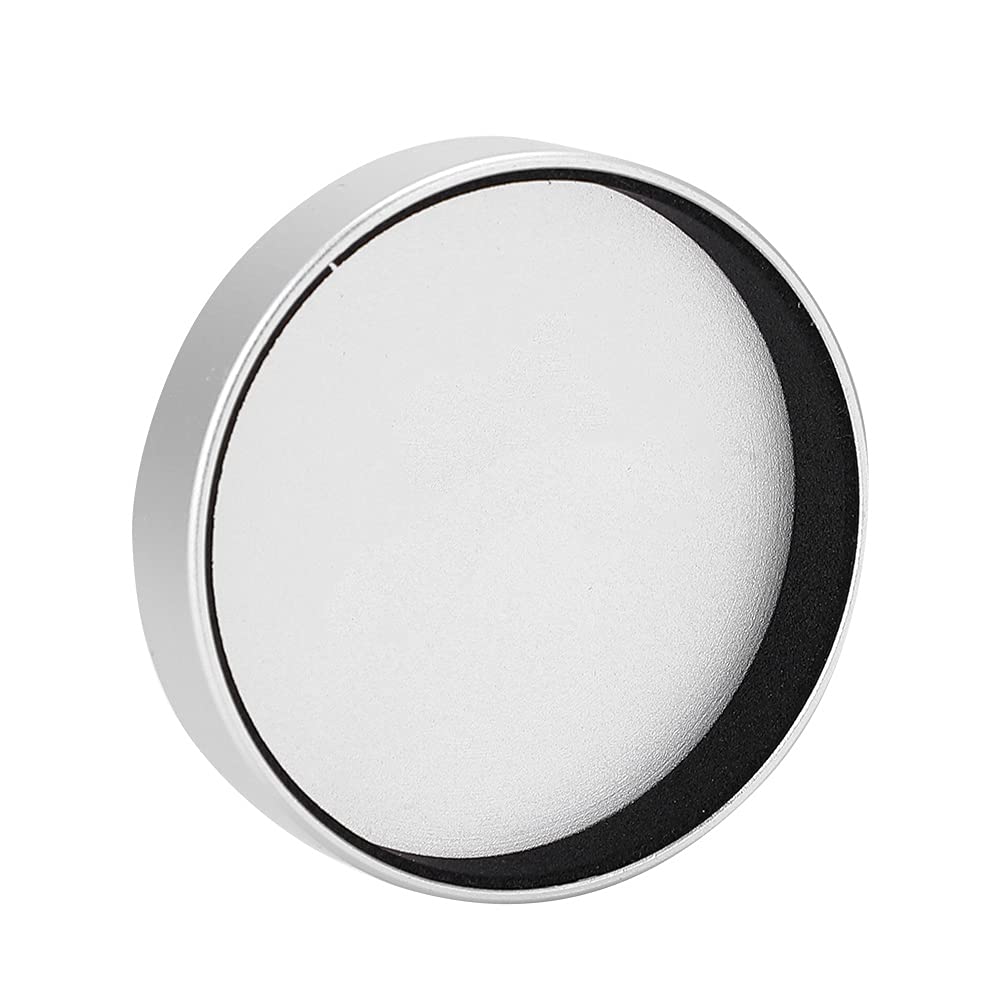 NIZUUONE 39mm Professional Lens Cap Metal Front Cap for Cameras Photography Accessories (Silver)