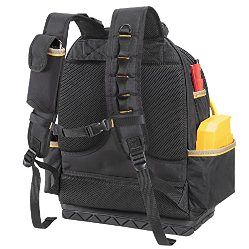 CLC Work Gear PB1133 38 Pocket Molded Base Tool Backpack, Black/Blue by Custom Leathercraft - Image 6