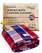 Woolly Mammoth Woolen Company Limited Edition Farmhouse Collection Freedom Wool Blanket (Red/White/Blue Plaid)