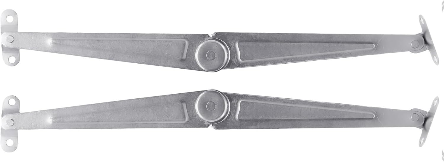 26cm Iron Straight Lid Support Hinge Stay For Cabinet Lift Lids Drop Front Desks And Furniture Doors 2pcs