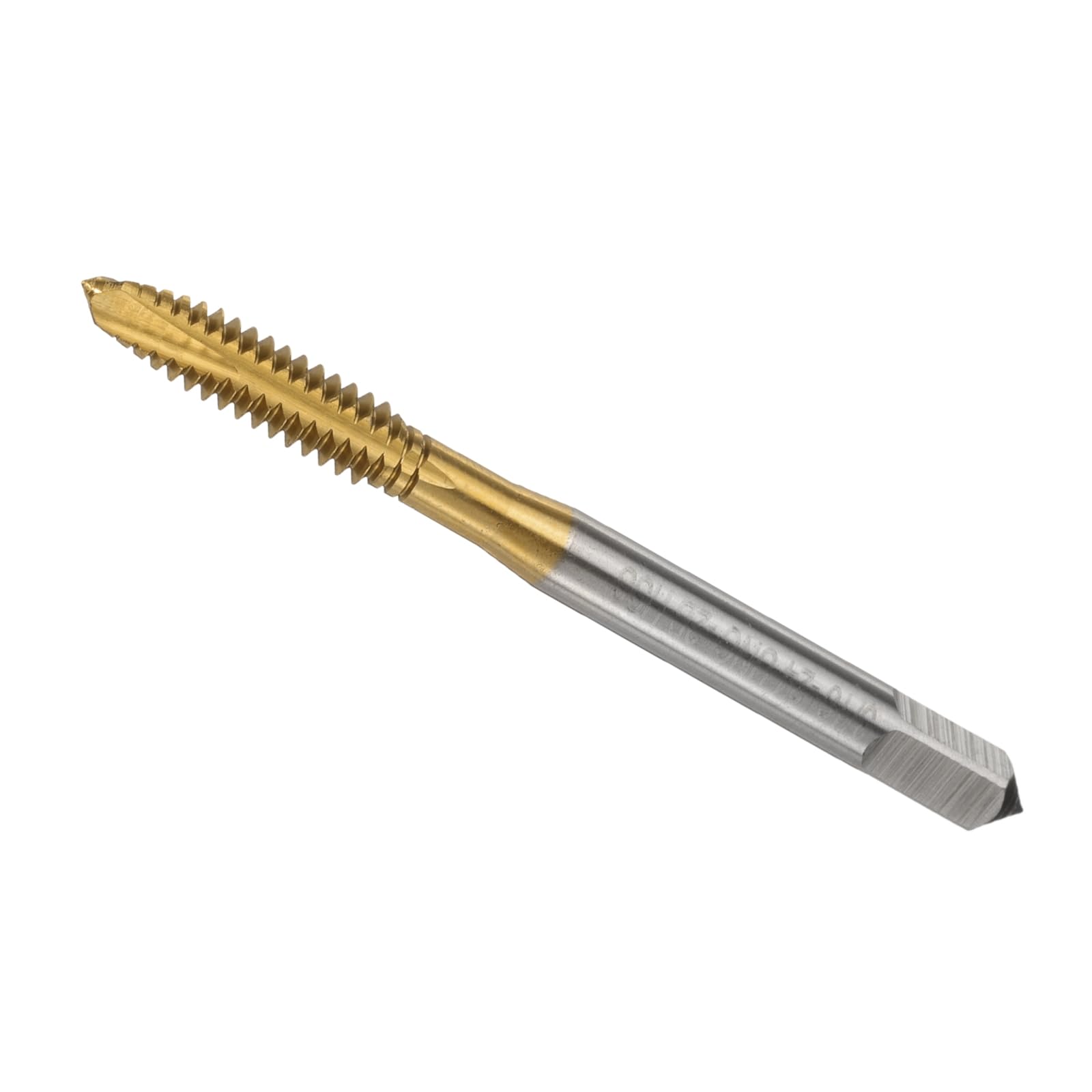 QUARKZMAN 3/16-24 Unc B2 Punta a Spirale per Filettatura, Maschio per Filettatura Attrezzo Maschiatura, Acciaio Alta Velocità Rivestito Titanio 6542 Punte per Maschiatura Macchina