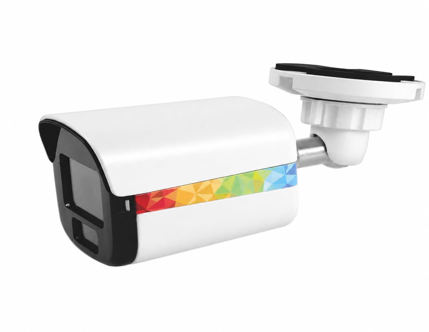 colorvu ultra series 5mp ip bullet cctv camera, 4mm fixed lens, full time color night vision, metal body, h.265+ compression, outdoor security camera