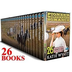 Pioneer Wilderness Romance 26 Book Mega Box Set Complete Series Audiolibro Por Katie Wyatt arte de portada
