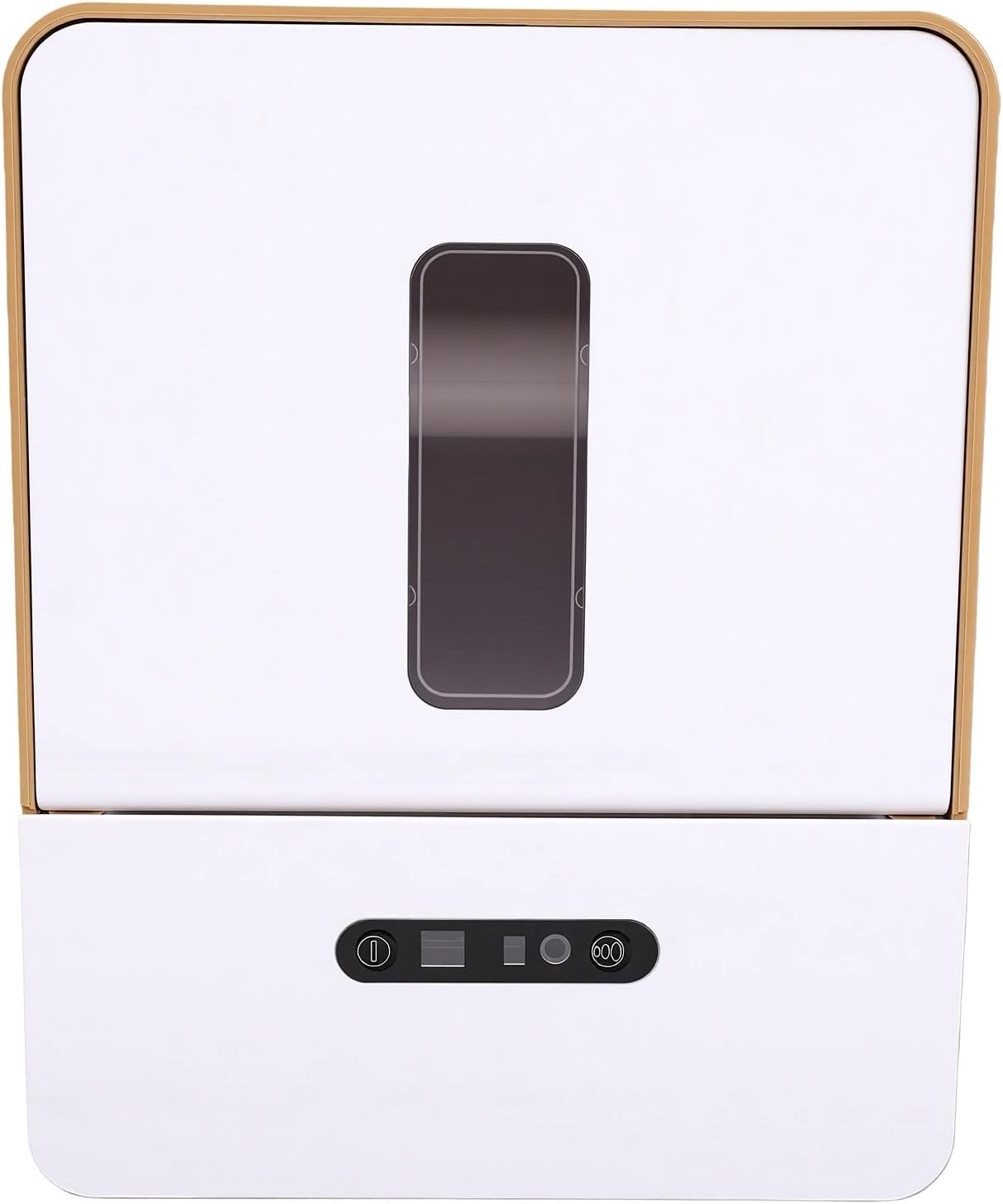 Fockety Automatic Paper Towel Dispenser, Touchless Toilet Paper Dispenser Wall Mount Bathroom Tissue with Night Light for Bathroom Kitchen (Coffee Color)