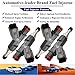 Automotive-leader 4Pcs FJ783 23250-75100 Fuel Injectors 12 Holes Engine Nozzles Compatible for 2005-2016 Toyot-a Tacoma, 2010 Toyot-a 4Runner Hiace 2.7L 23250-79155 2325075100