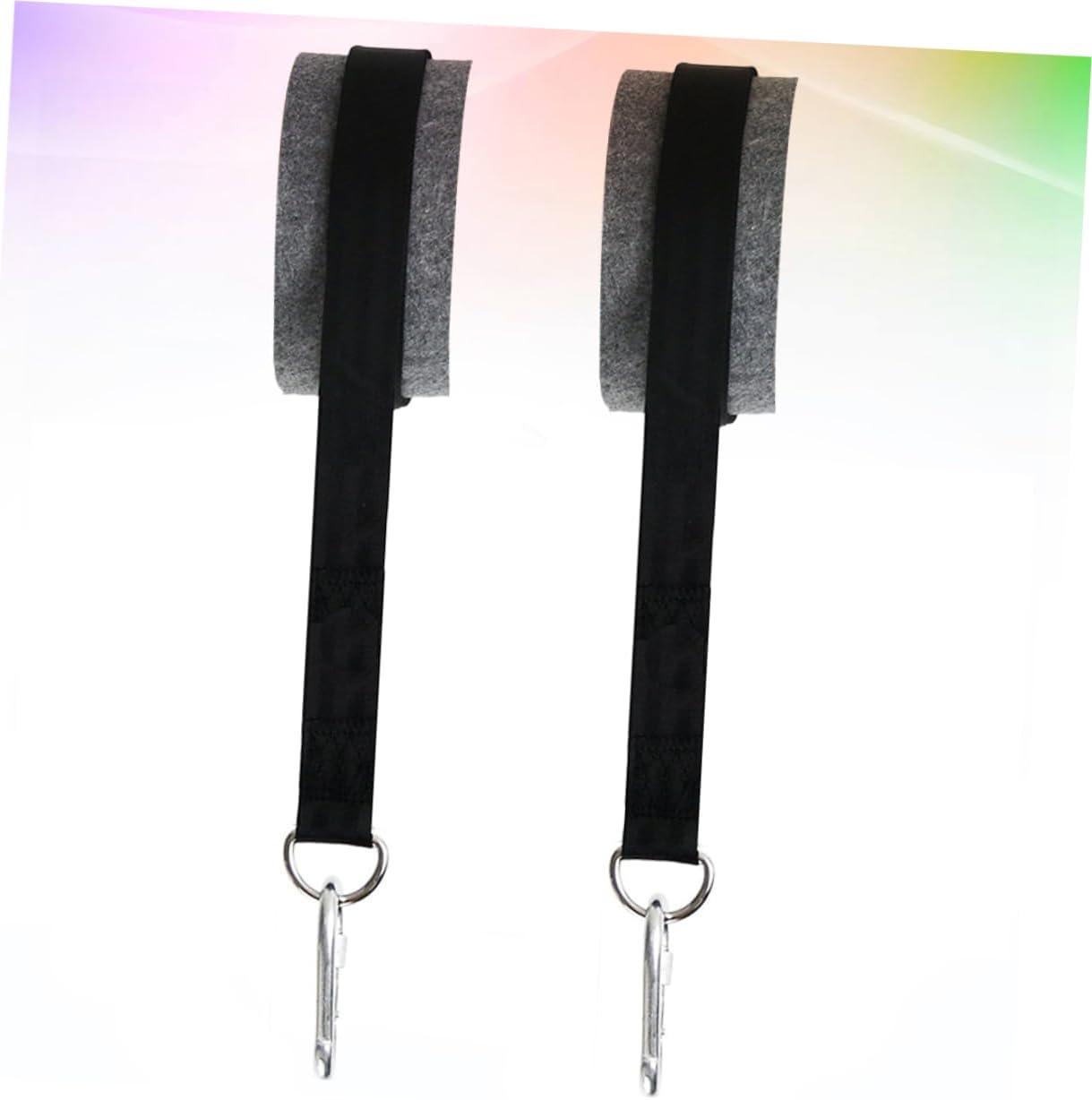 Kisangel 6pcs Outdoor Swing Hanging Kit Stretchable Tree Swing Ropes No Drilling Easy to up Safe for Camping