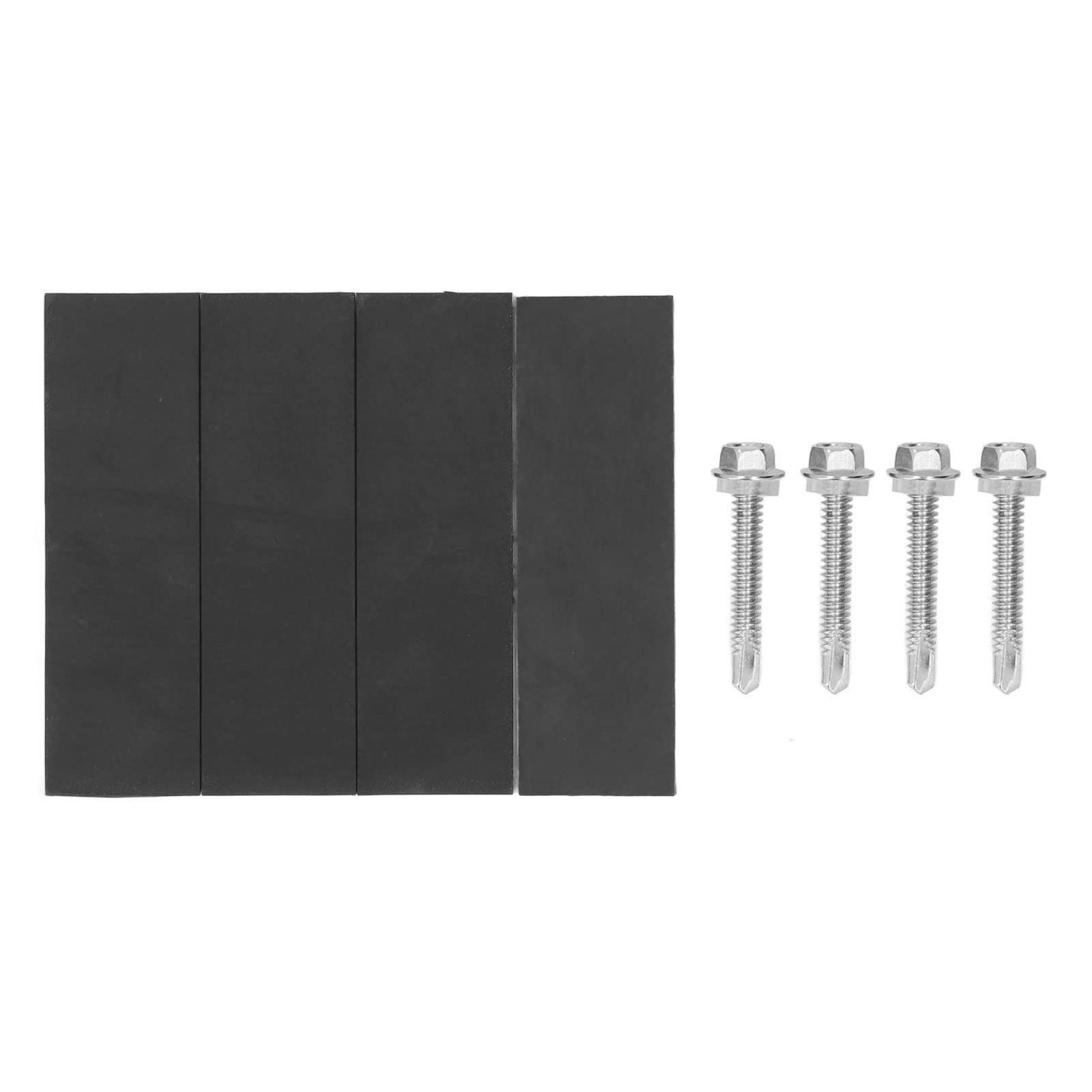 flexman 4 zestawy zestawów wsporników do paneli słonecznych, 300 mm zestaw wsporników do montażu paneli słonecznych na dachu ze stopu aluminium, do przyczep dachowych