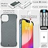 REBEL Phone iPhone 13 Case [Flex Series] Exposed Sides for Comfort, Aramid Fiber, Strong MagSafe Compatible, Protective Raised Corners, Slim Fit, Frameless Case for iPhone 13 6.1 Inch (Flex Black)