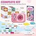 Hewaurorion Puffy Sticker Maker Kit for Kids - Make Your Own 3D Stickers Ages 6-10 - Create DIY Craft Machine Unicorn Arts and Crafts Kits for Girls & Boys (90 Stickers)