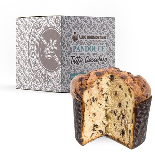 DolceBongio - Panettone de Chocolate Sin Lácteos y Sin Gluten 700g