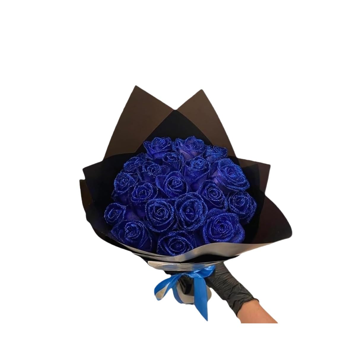 Amazon｜Dlwk 52本の花の卒業式用グリッターローズブーケ グリッター