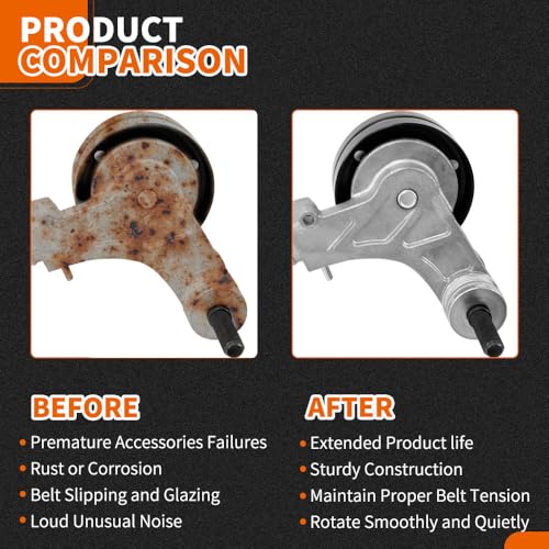 Image of 25195388 Engine Serpentine Belt Drive Kit with Tensioner | Compatible with Buick Encore 2013-2019 Chevrolet Cruze 2010-2016 & Vauxhall Insignia 2011-2017 Replaces# 55565236
