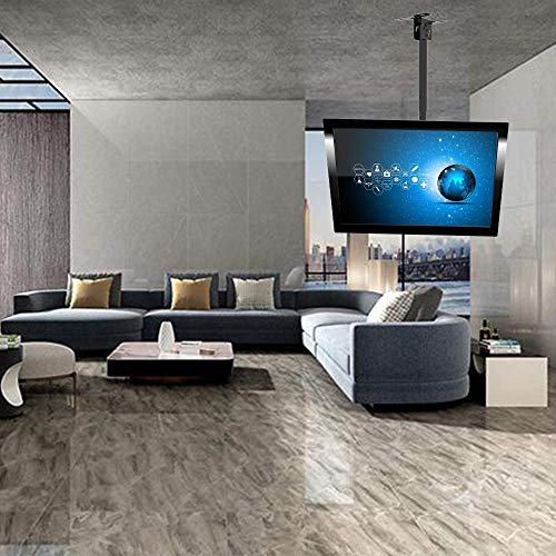 Everstone Full Motion TV Ceiling Mount for 23 to 55" TV Swivel and Tilting Bracket Fit Most Plasma LED LCD Flat Screen and Curved TVs, Up to VESA 400x400mm, HDMI Cable and Level - Image 7