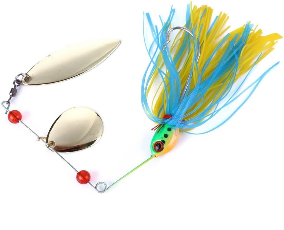Liangchen Metal Spinner Bait Fishing Lure for Bass, Kuwait Ubuy