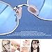 OPUGIT Eyeglass Nose Pad Covers, Slip-on Silicone Nose Pad for Glasses, Soft Eyeglass Repair Kit with Nose Piece Pads, Anti-Slip Eyewear Protective Covers Nose Bridge Pads(White,5 Pairs,L Size)