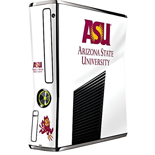 Skinit Decal Gaming Skin Compatible with Xbox 360 Slim (2010) - Officially Licensed College Arizona State Sparky Design