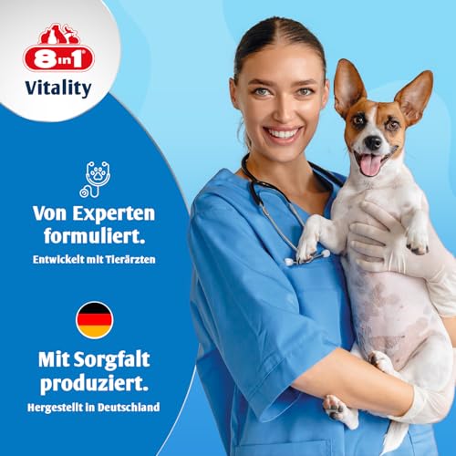 8in1 Multivitamin Tabletten Puppy - zur Nahrungsergänzung bei Welpen, 1 Dose (100 Tabletten)