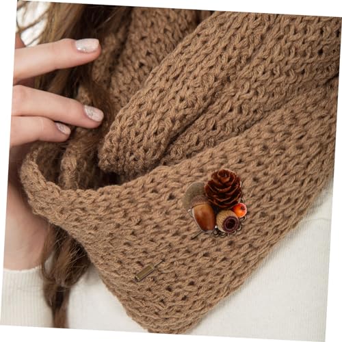 Boutonnière épingles de simulation faites main, le cadeau rétro idéal avec décor d'automne - 4