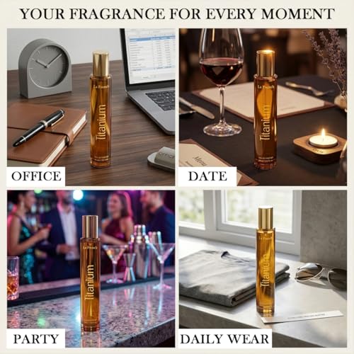 Image of La French Titanium Perfume for Men 30ml | Long Lasting Premium Fragrance | Daily Wear & Party Perfume for Men | Travel Friendly