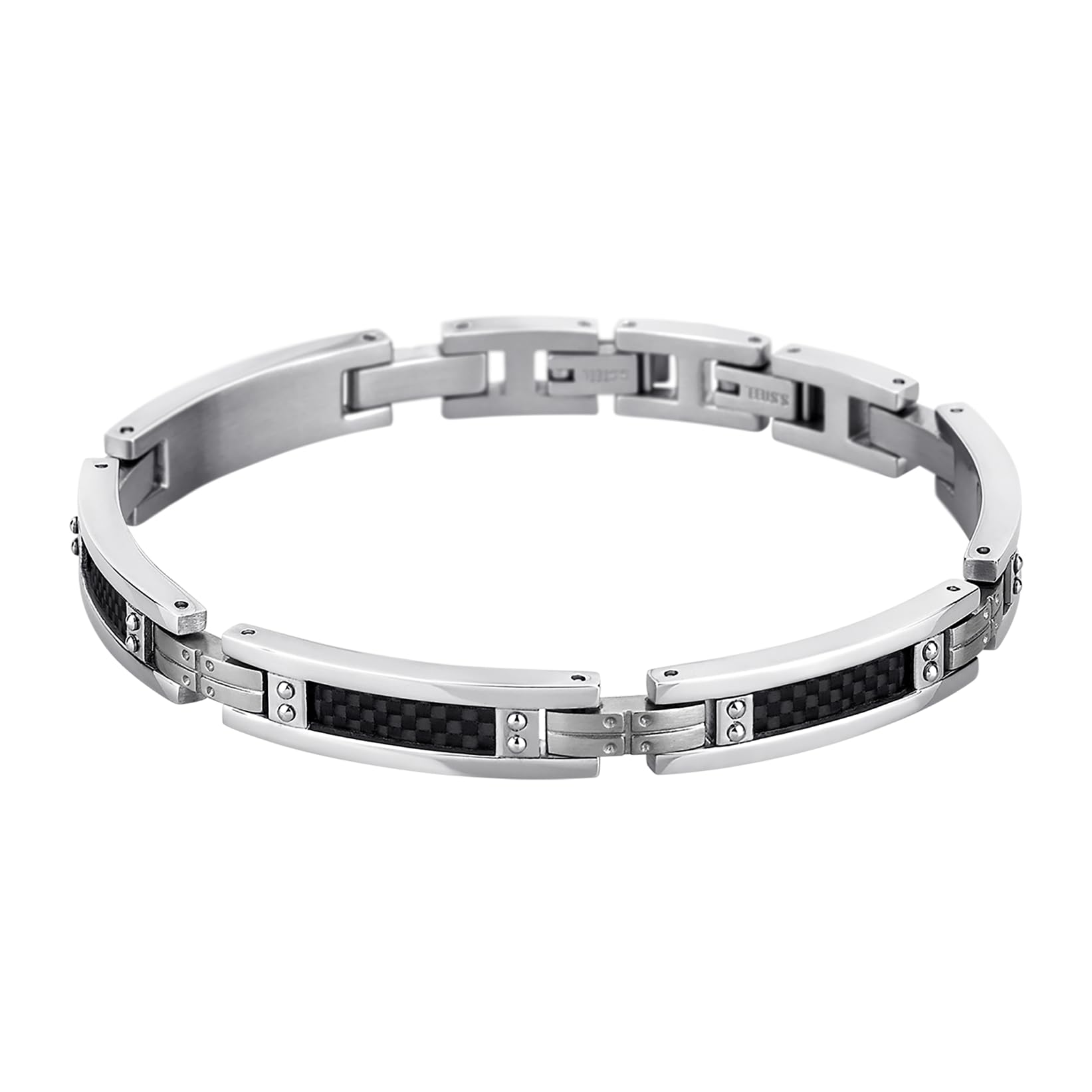 LOTUS STYLE Bracelet LS1650-2/1 Men In Black Acier inoxydable 203.00 mm Homme