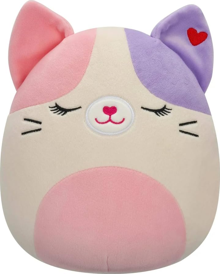 Squishmallows Nell The Valentines Cat - 5 Inch Stuffed Plush Toy