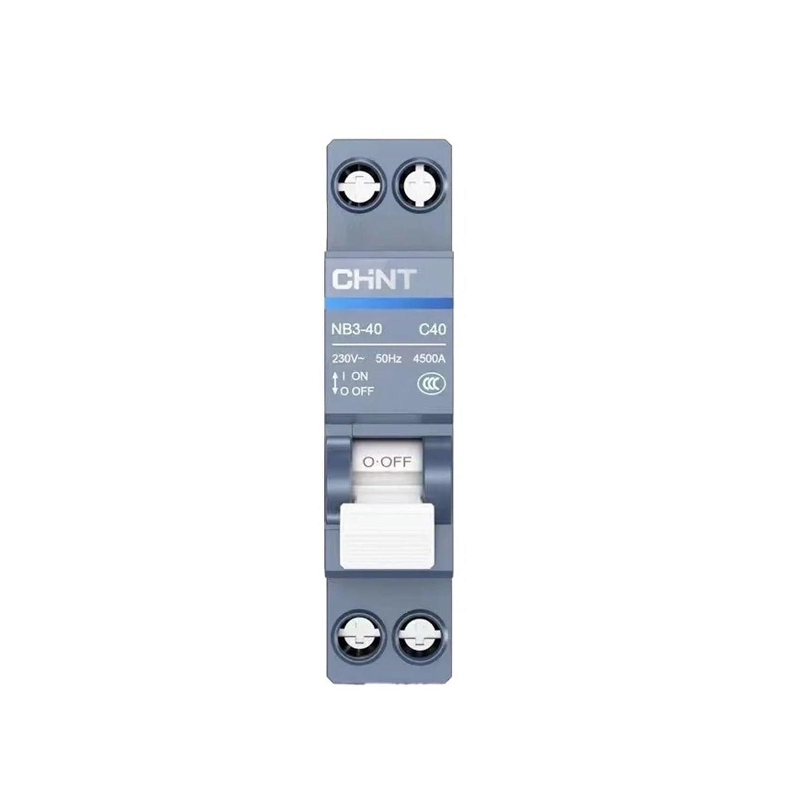 Disjoncteur miniature NB3 tétrapolaire 4P 25A AC 400V pour tableau électrique sur rail DIN