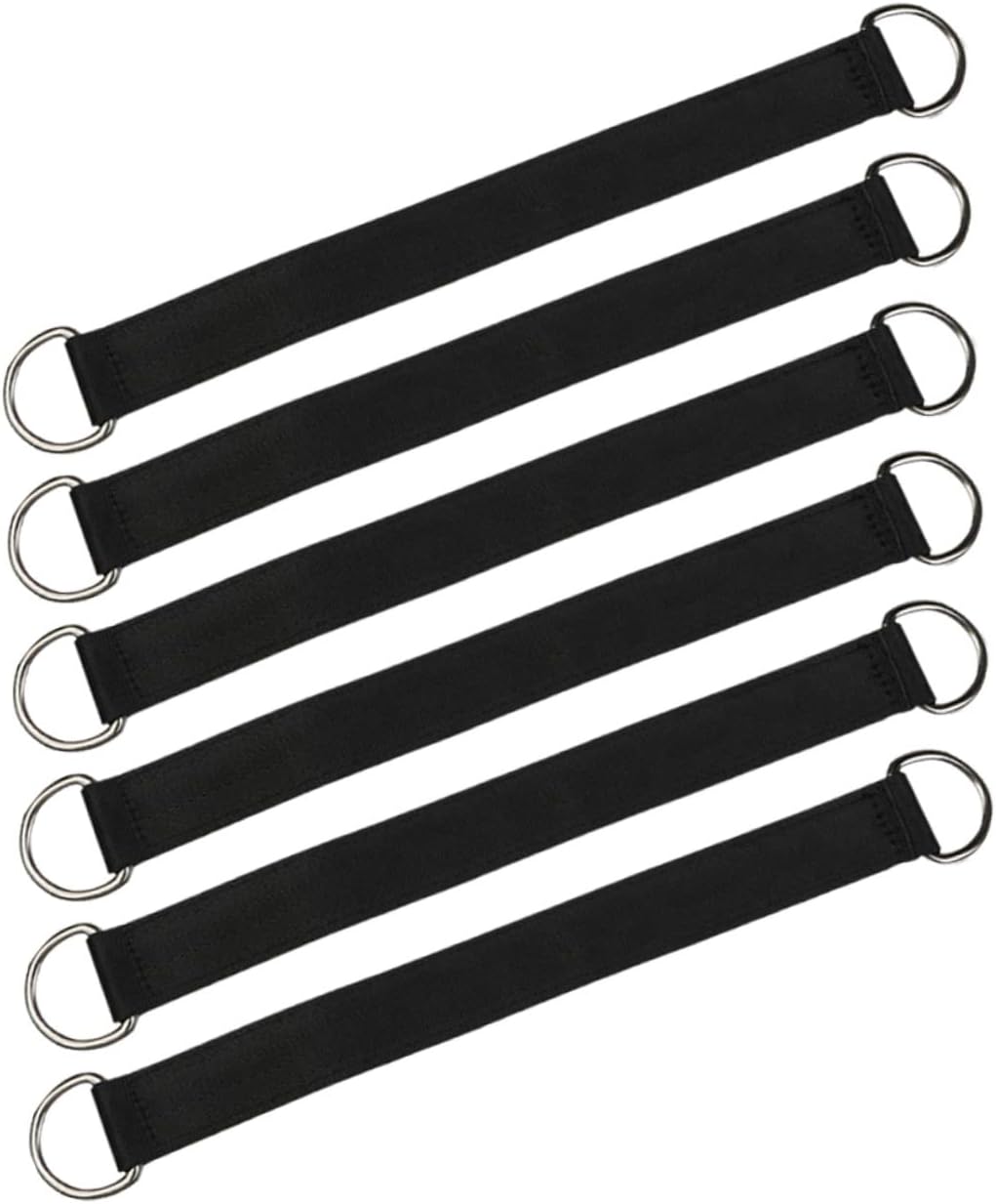 6Pcs Heavy Duty Swing Straps with Rings Outdoor Hammock Tree Hanging for Camping Hiking and Picnics Durable and Practical Swing Accessories